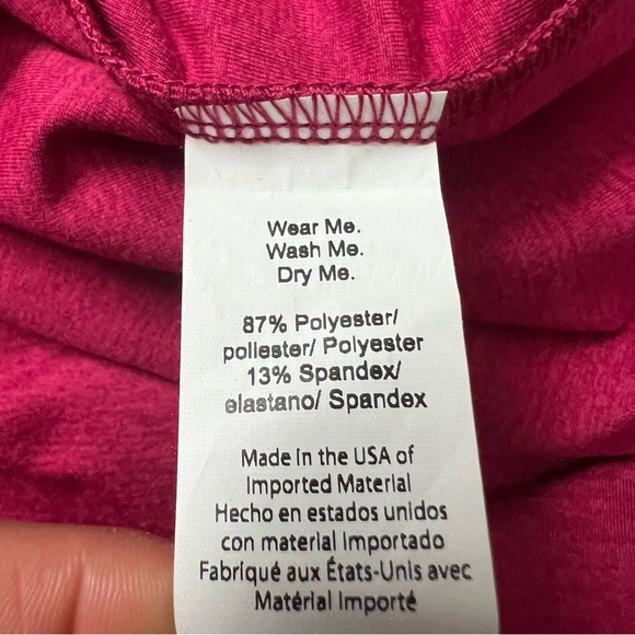 BEYOND YOGA Spacedye Icon Midi Dress dragonfruit sangria pink Magenta Size Small - Picture 9 of 12